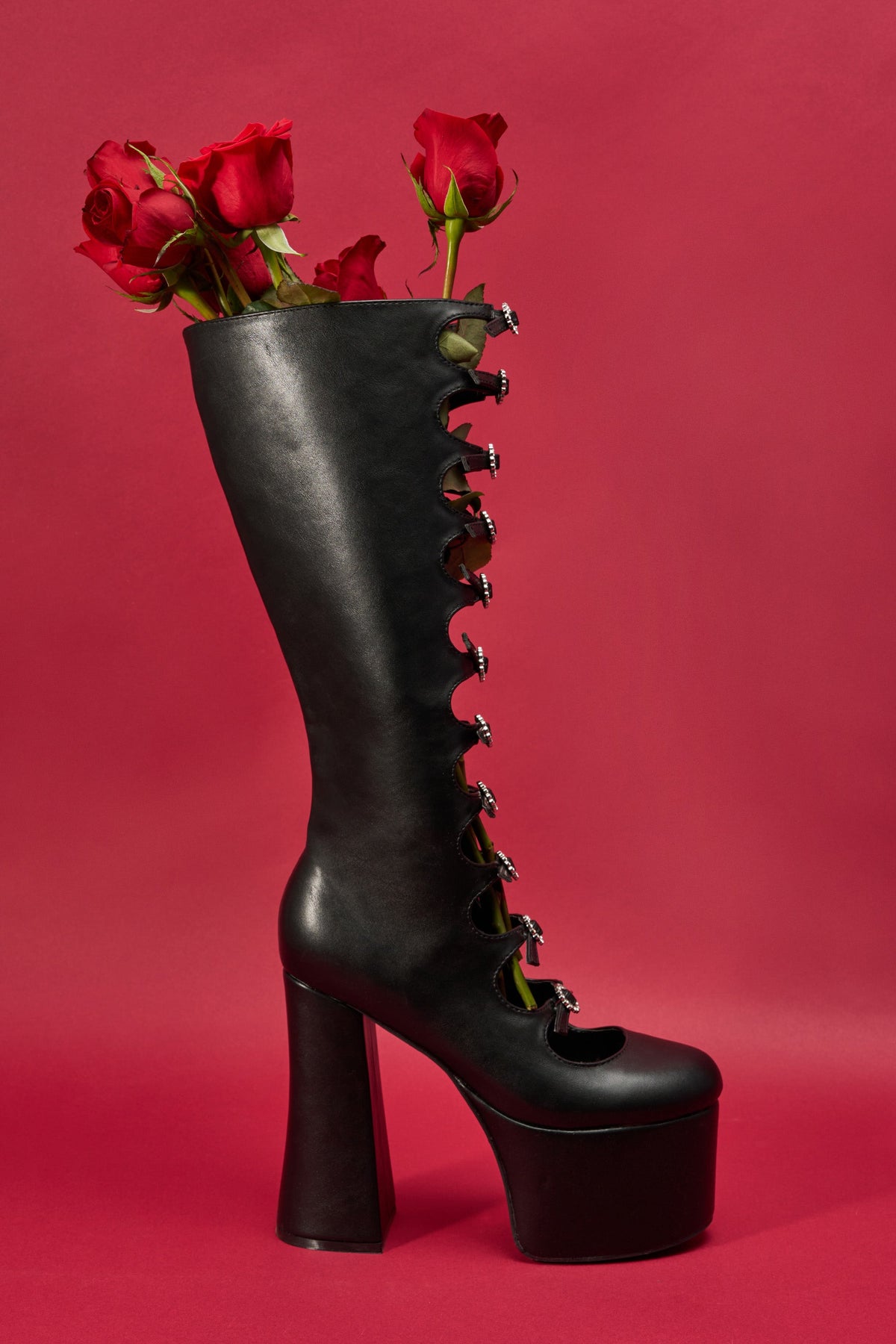 AZALEA WANG TOMLIN BLACK BOOT
