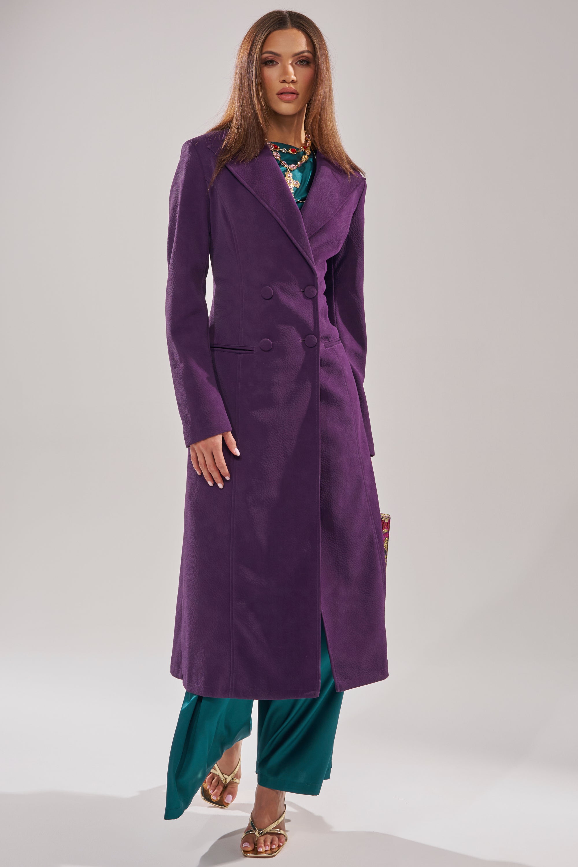 MAEVE SUEDE FEEL TRENCH
