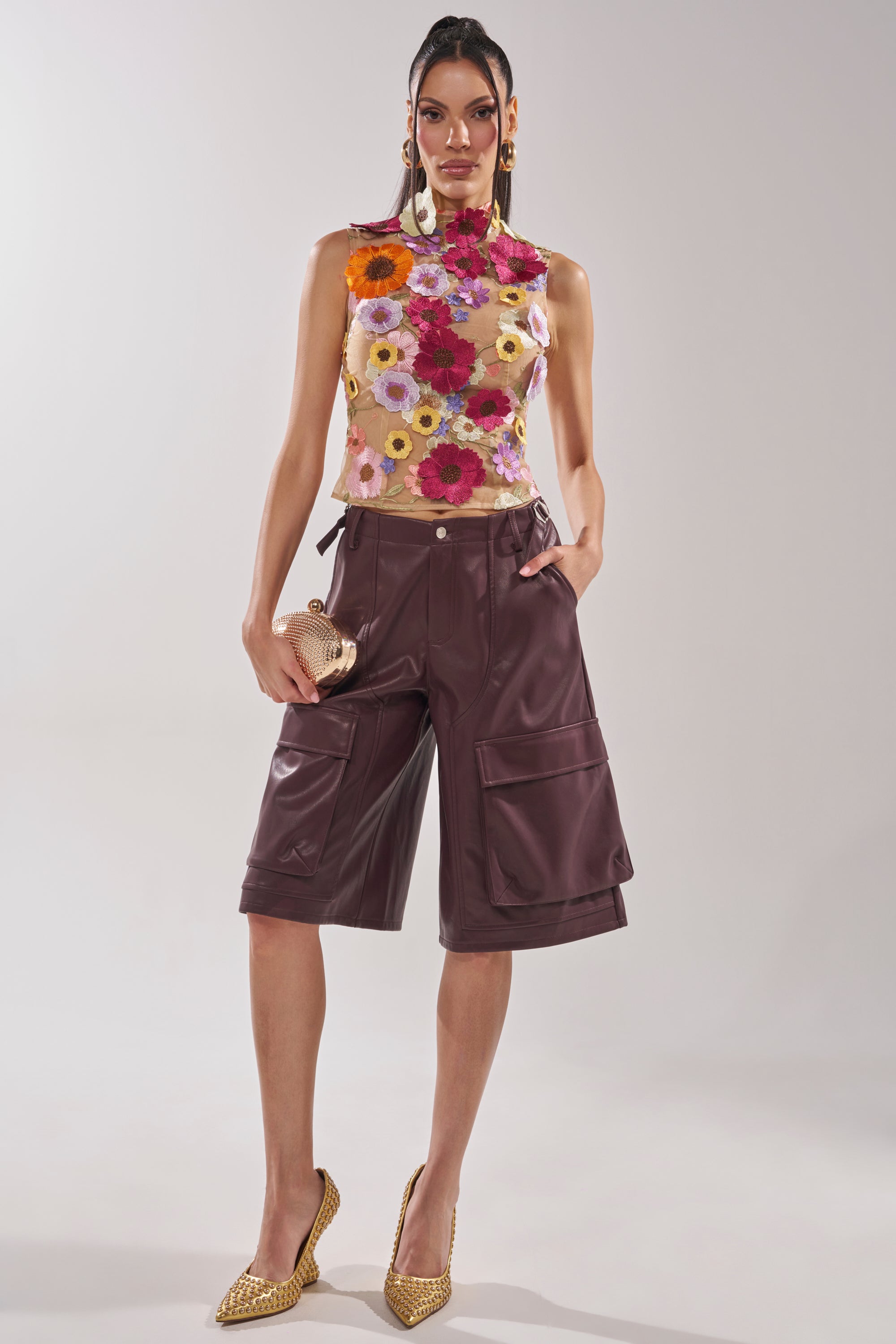 WHERE THIS FLOWER BLOOMS MESH TOP