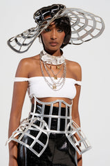 IM OFF THE GRID BLACK SILVER HAT