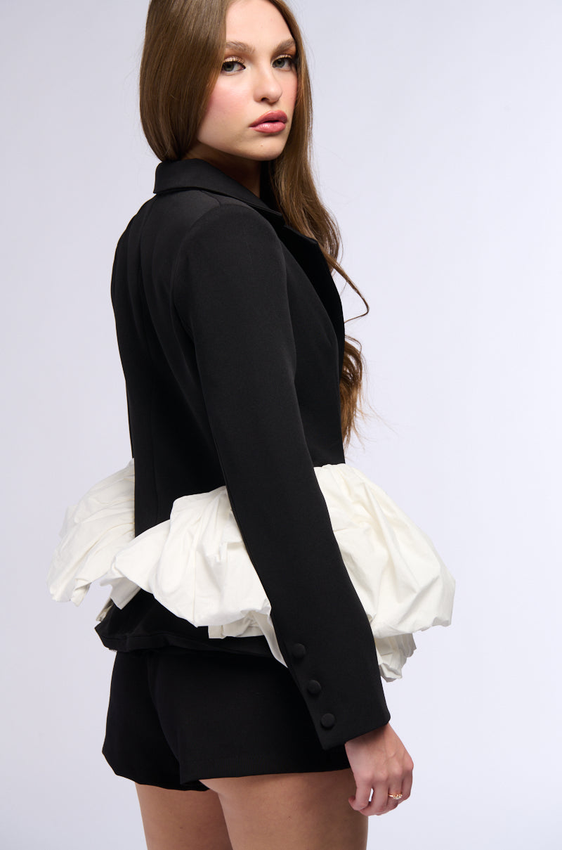 BONNE NUIT PEPLUM BLAZER