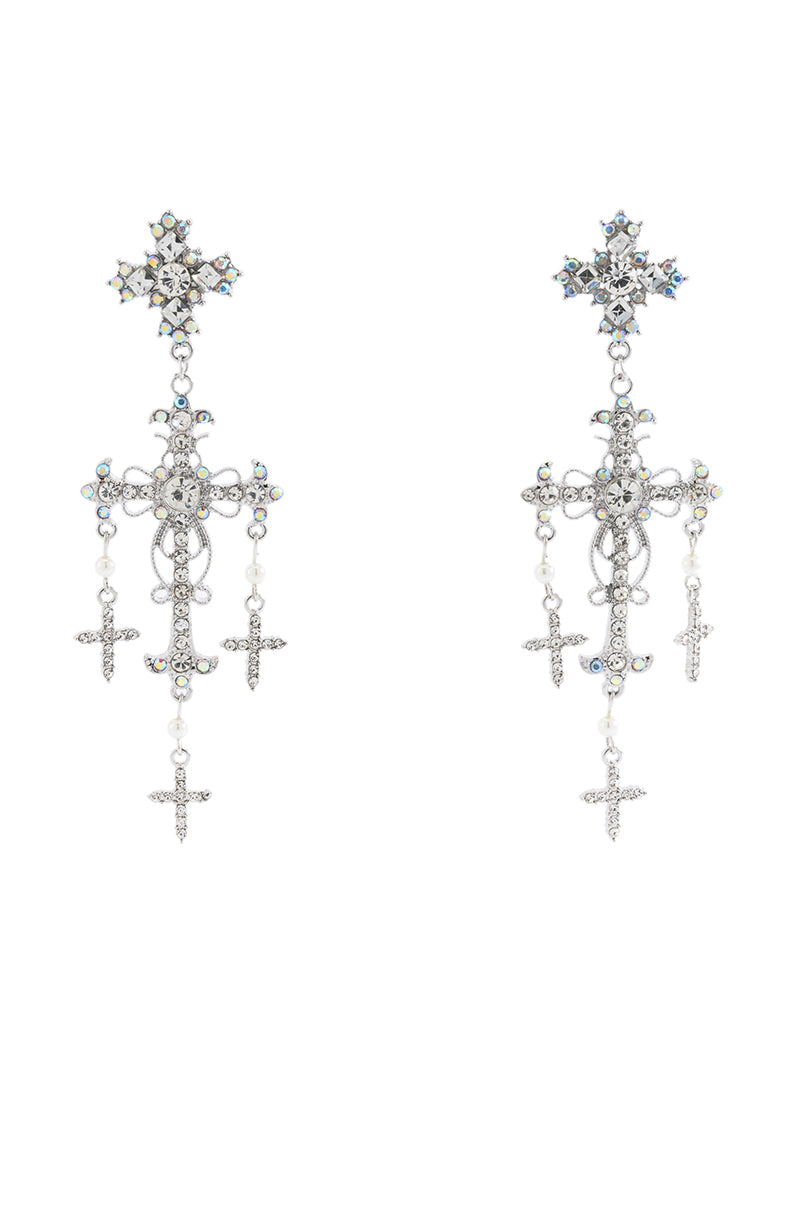 CROSS ME DANGLE EARRING