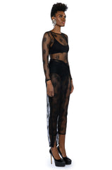 DAY BY DAY LACE JUMPSUIT WITH SKIRT SET