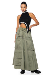 DRIP SLEEVELESS TURTLENECK SWEATER