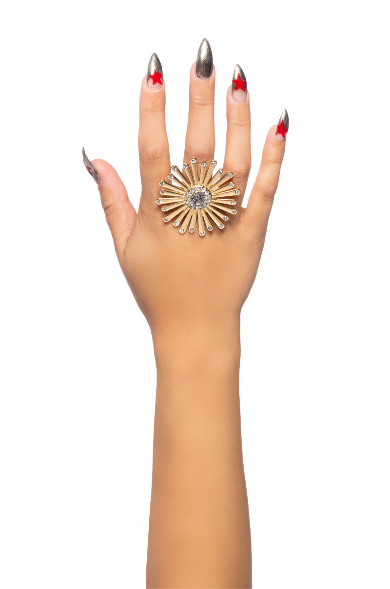 FLOWER GAL RING