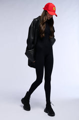 HANNAH HIGH NECK FITTED JUMPSUIT