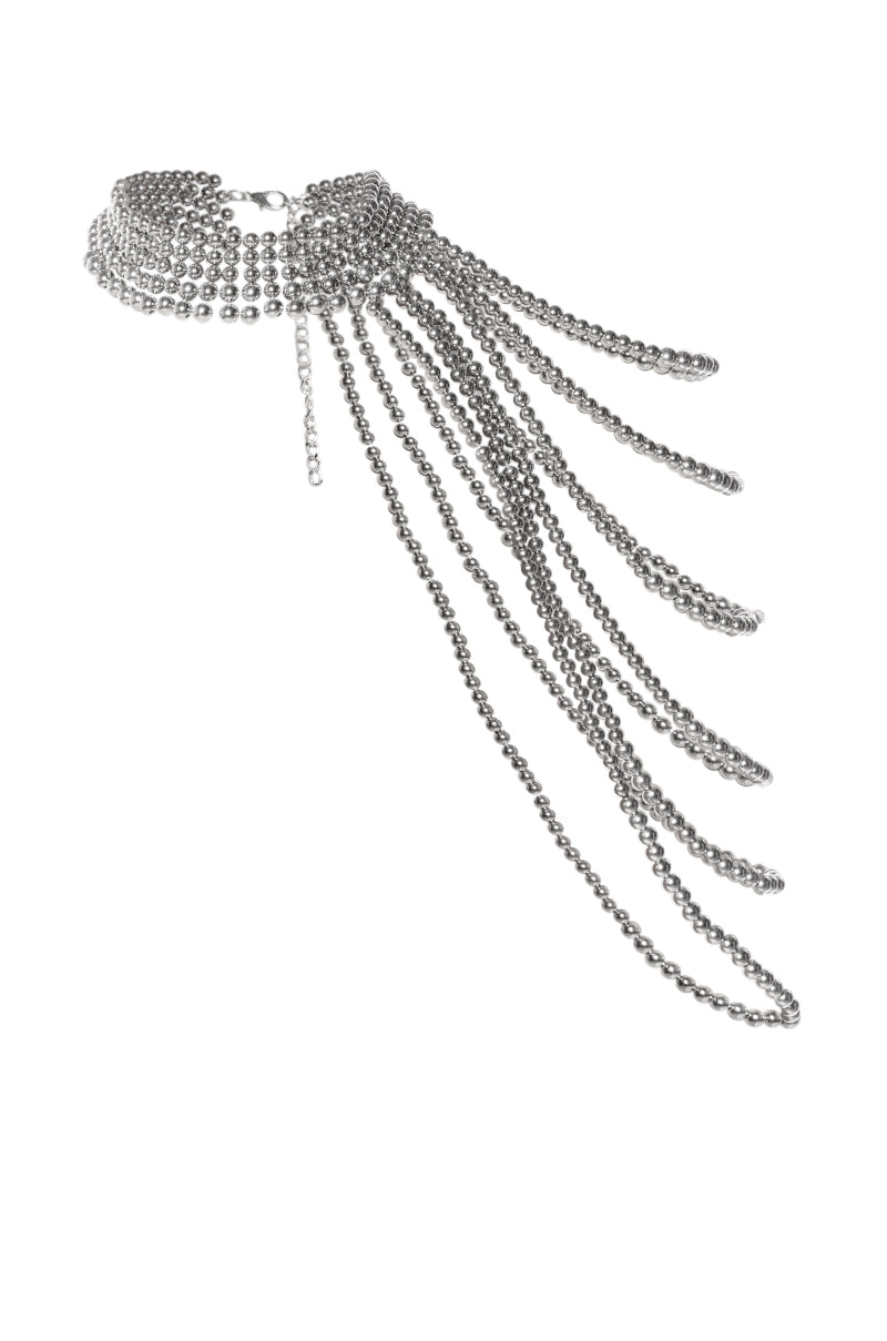 I THRIVE SHOULDER PIECE IN SILVER