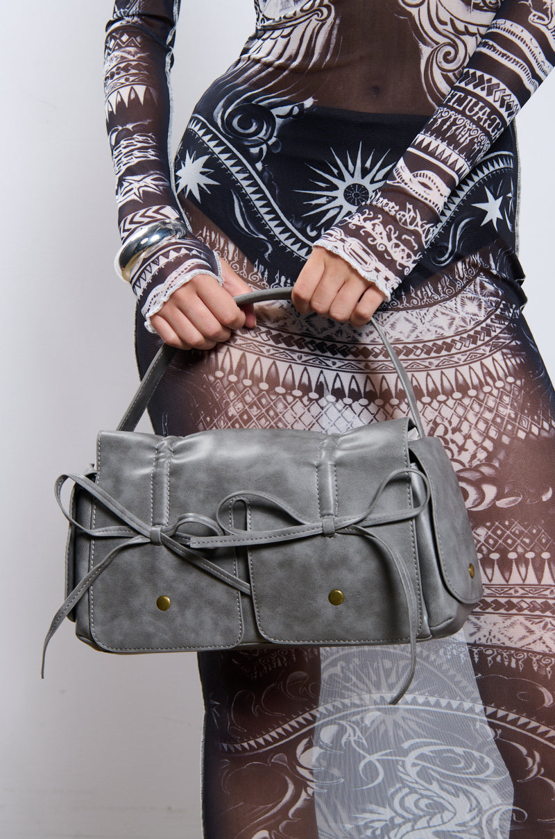 IYKYK PU BOW PURSE