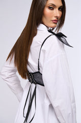 JUST FOR YOU MESH HARNESS IN BLACK