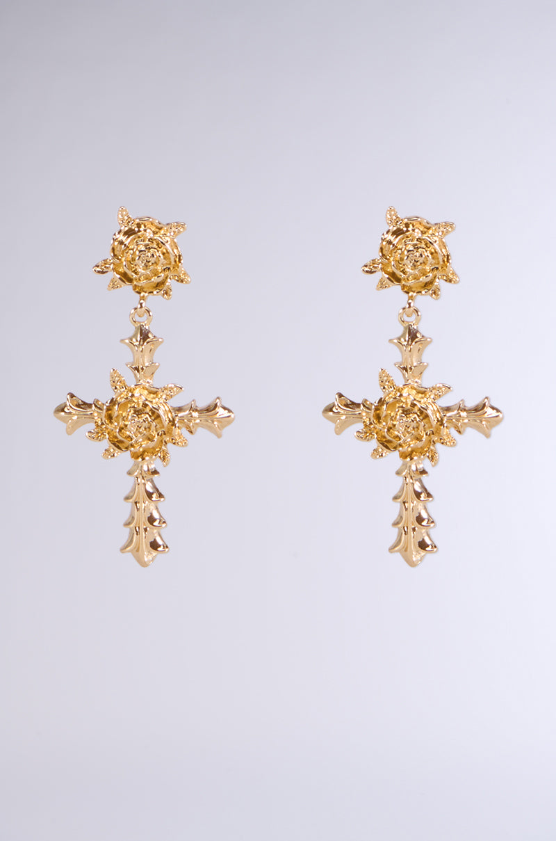 MILAN CROSS EARRING
