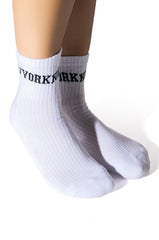 NEW YORK WHITE SOCKS