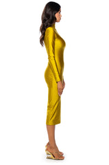 ONE OF ONE LONG SLEEVE MIDI DRESS