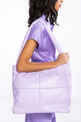PLUSHY AF PU TOTE