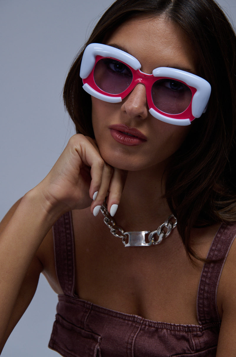 PROTECT YA ENERGY GLASSES IN RED