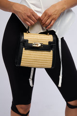 RAFFIA MINI BAG