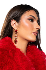 RED LADY EARRING