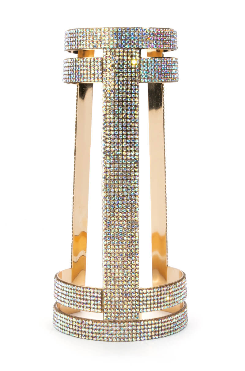 RHINESTONE LONG CUFF
