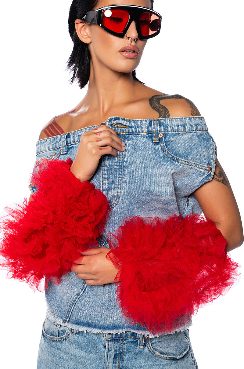 RUFFLE ME UP ARM WARMER