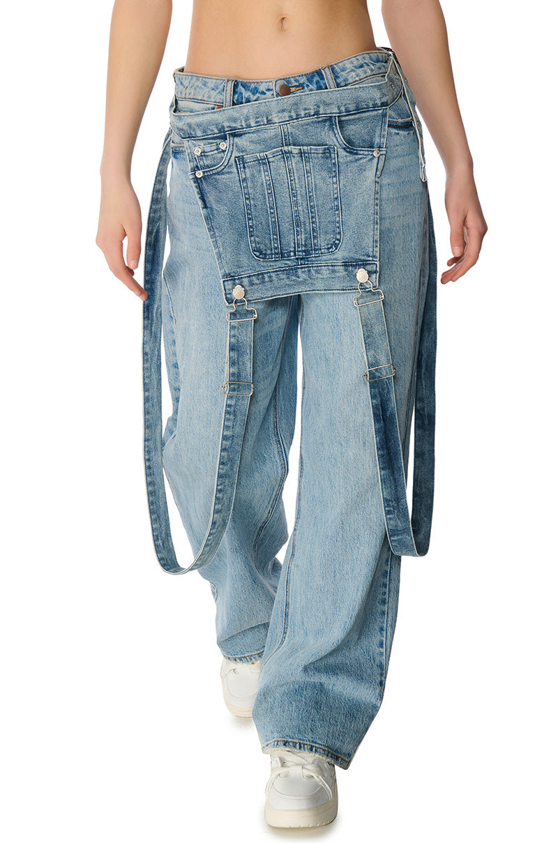 SABIE DENIM OVERALL BELT