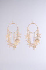STAR POWER HOOP EARRING