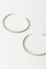 WAP BLING HOOP EARRINGS
