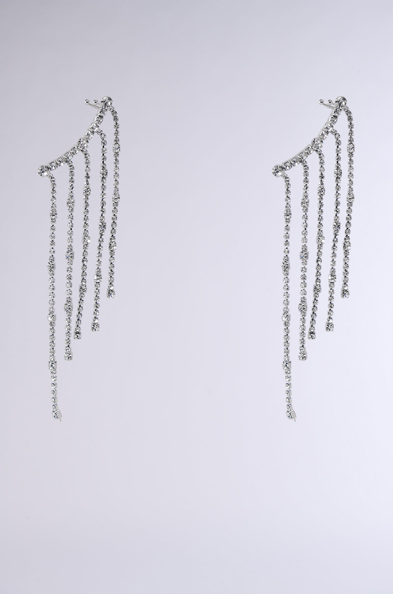 WATERFALL BLING EARRING